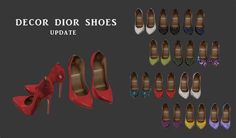 leosims dior shoes|sims 4 Dior cc free.